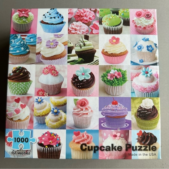 Re-marks Other - CUPCAKE 1000pc jigsaw puzzle, made in theme USA.
